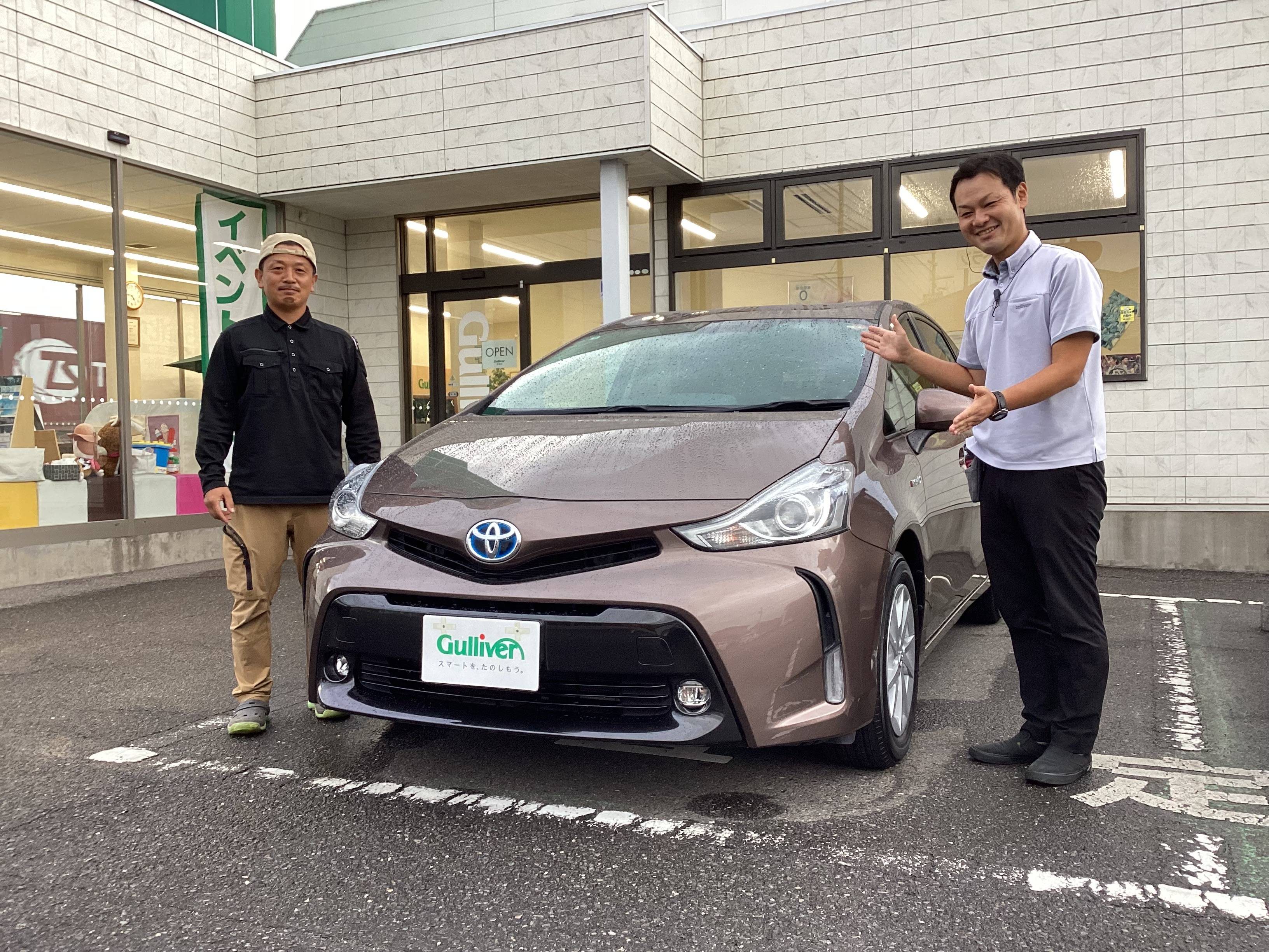 ☆★☆　ご納車　プリウスα☆★☆