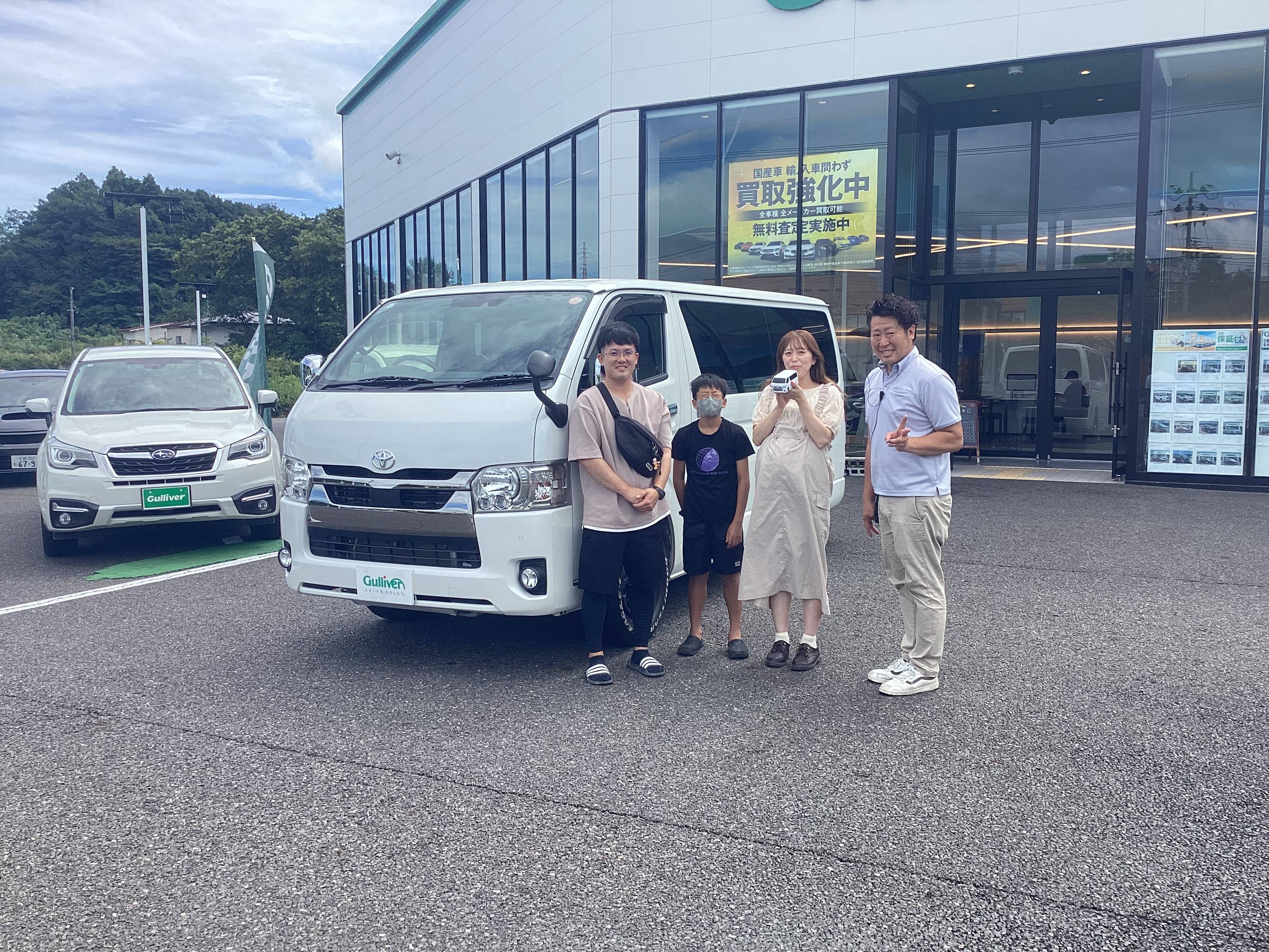 ☆ ハイエースバン ご納車 ☆