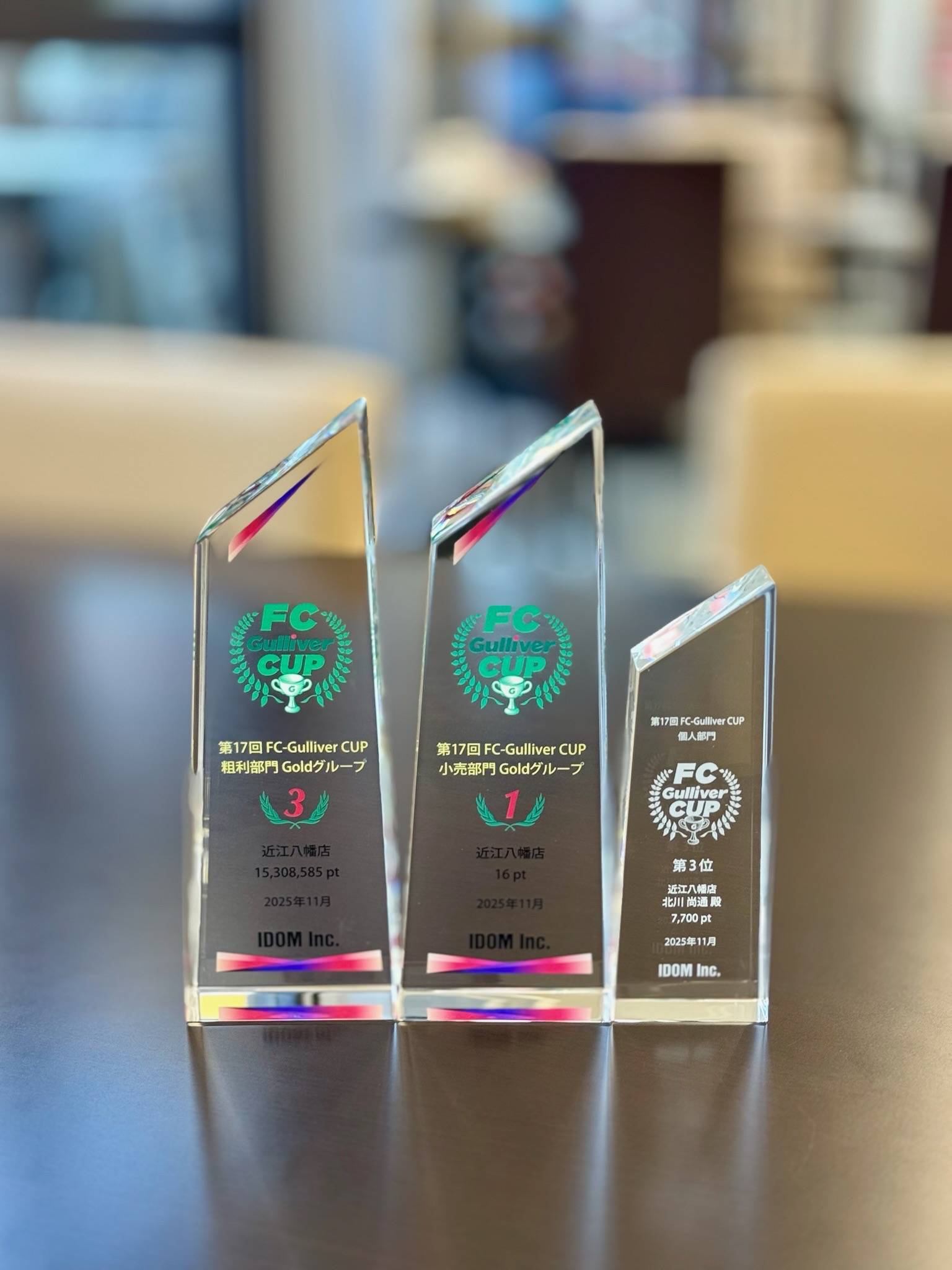 トロフィー獲得しました!01